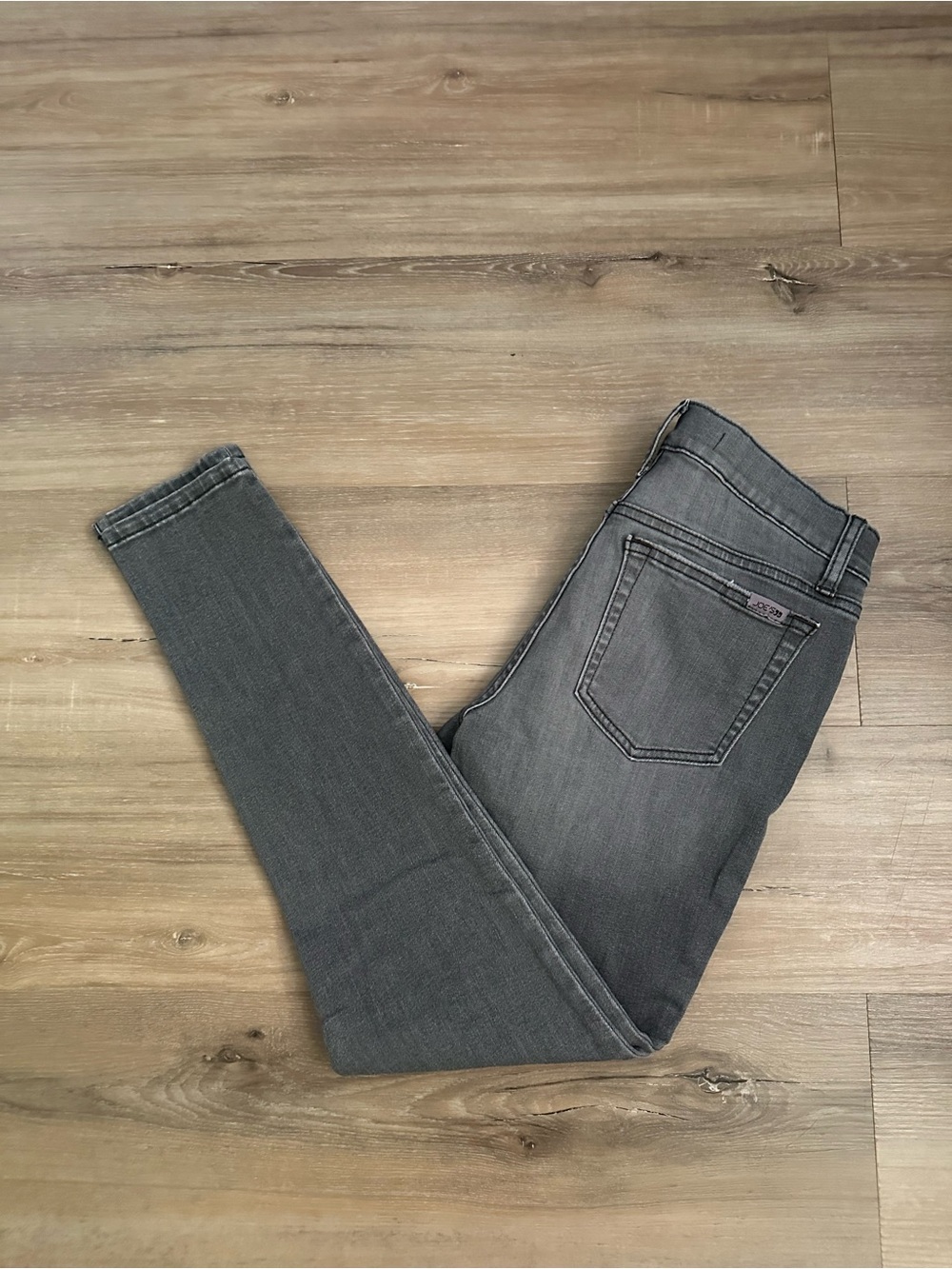Joe’s Jeans Gray Wash Skinny Jeans Size 27 Stretch Denim Y2K